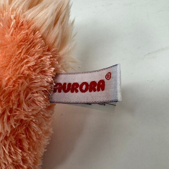 Aurora Pink Flamingo 10" Tall Plush Bird Bean Bag Stuffed Animal Toy Realistic - Picture 8 of 10